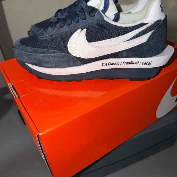 Nike Dark Blue and White Sacai